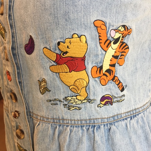 Rare Vintage blue denim Disney Catalog maxi dress - Picture 3 of 7